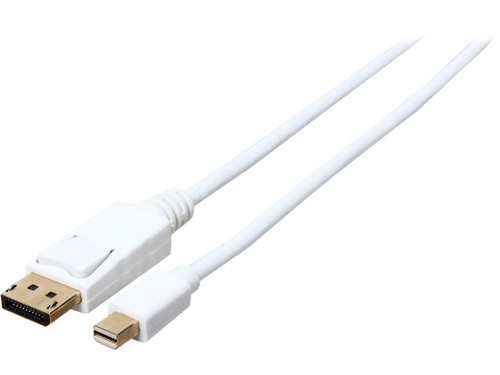 55 Units of 6-Feet 32AWG Mini DisplayPort to Display Cables M-M (White) - MSRP 549$ - Brand New (Lot # CP545763)