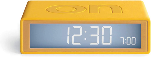 13 Units of Lexon Flip + Mini Travel Alarm Clock - Yellow - MSRP 584$ - Brand New (Lot # CP550328)