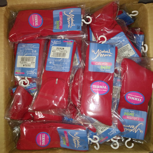54 Units of Red Socks New Born Terry High Size 00 (15-16) - MSRP 485$ - Brand New (Lot # CP5439144)