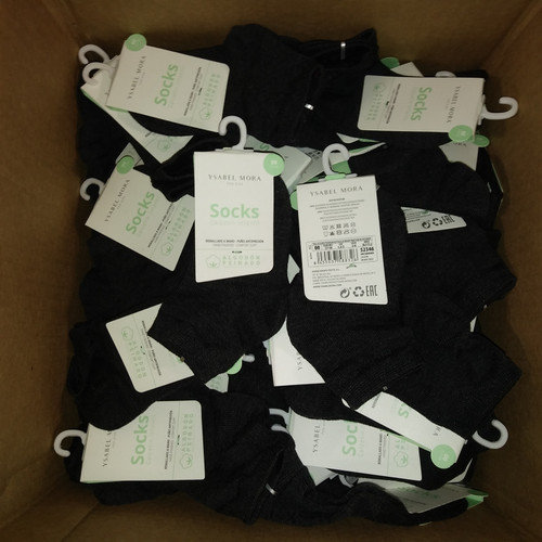 60 Units of Charcoal Gray Socks Kids Perle Size 00 (17-19) - MSRP 539$ - Brand New (Lot # CP5439305)