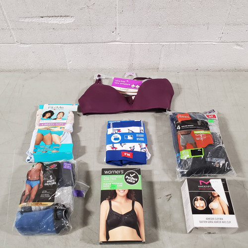 76 Units of Underwears - MSRP $1,212 - Returns (Lot # 630214)