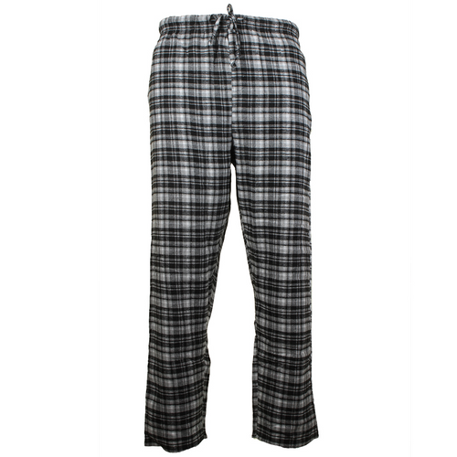 20 Units of Men's Lounge Pants By Rugged Frontier, Black Plaid, - Large ...