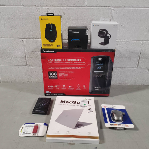 62 Units of Computer Accessories MSRP 4,565 Returns (Lot 661704