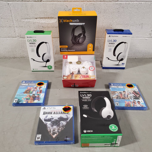71 Units of Video Games & Accessories - MSRP $2,047 - Returns (Lot ...