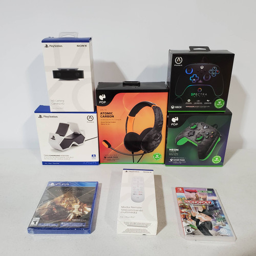 50 Units Of Video Games Accessories MSRP 2 408 Returns Lot 745810 0 