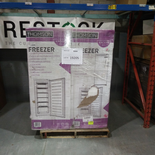 4 Units of Thomson Upright Freezer 6.5 Cu. Ft - MSRP 1996 $ - Scratch &  Dent - Restock Canada