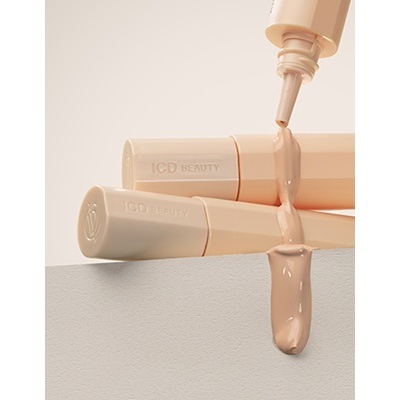 Incellderm ICD Makeup Sheer Glow BB showing color and texture 