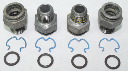 700R4|4L60E|4L80E Transmission Cooler Fittings Kit [Set of 4]
