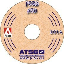 AOD ATSG Tech Service Rebuild Manual - CD