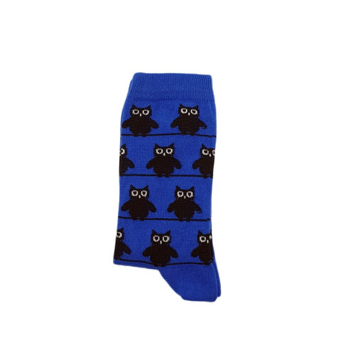 Cartoon Owls (Blue)