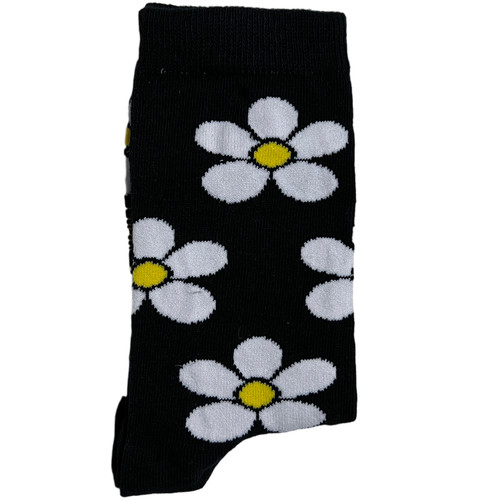 White Flower Socks (Women's)