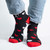 Heart socks, valentines socks, couples socks, socks with hearts.
Celebrate love in style with our Hearts on Black Socks, available in both Men's and Women's sizes! These socks feature a captivating pattern of white and red hearts against a sleek black background, creating a stylish and love-inspired design. Crafted for comfort and versatility, these socks are perfect for expressing your affectionate side.

Make a statement with a Valentine's Day couple's gift idea! These Hearts on Black Socks are not just a fashionable accessory but also a delightful way to share a touch of romance. Stride with love and consider gifting a matching pair to your significant other for a charming and thoughtful present.
Elevate your sock game this Valentine's Day—order your Hearts on Black Socks today and add a touch of romance to your wardrobe!