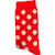 Polka Dots Red Socks (Women)