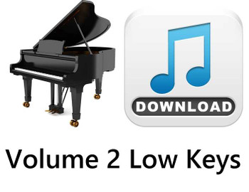 25 Hymns Volume 2 PIANO Accompaniment LOW Keys MP3 Download (1 Zip File)