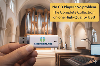 Custom loaded Organ Hymn Accompaniment USB Flash Drive with all 6 volumes available.