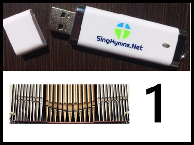 Organ Hymn Accompaniment Volume 1 USB Flash Drive