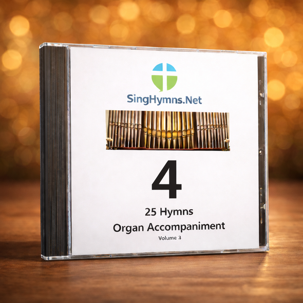 Organ Hymn Accompaniment CD Volume 4 - High and Low keys for congregational singing