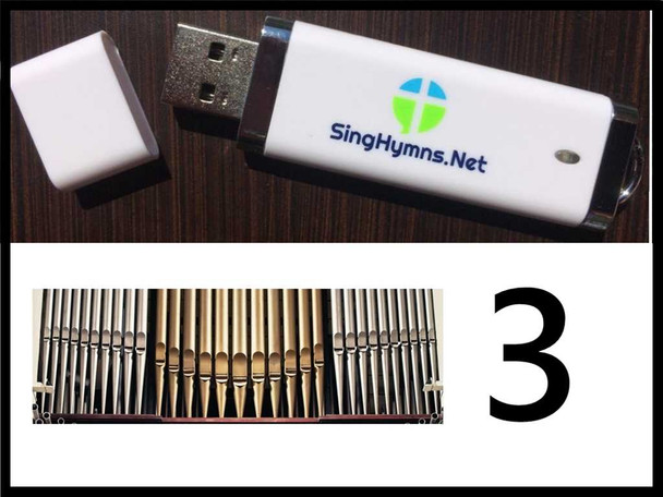 Organ Hymn Accompaniment Volume 3 USB Flash Drive