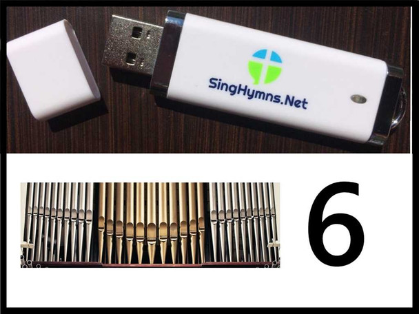 Organ Hymn Accompaniment Volume 6 USB Flash Drive