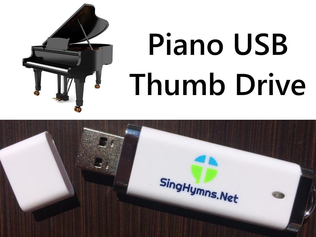 Piano Hymn USB Flash Drive