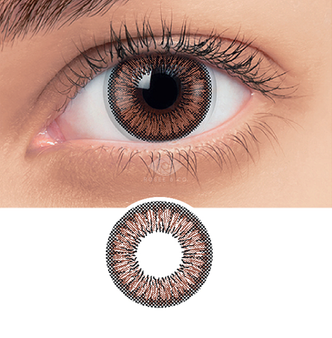 Rosee and co colored contact lense Chestnut Brown