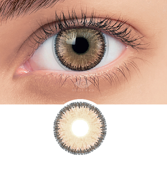 Rosee and co colored contact lense  latin Brown