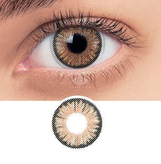 Rosee and co colored contact lense Honey