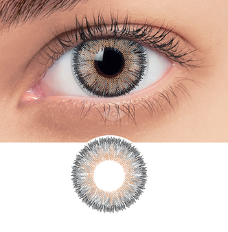 Rosee and co colored contact lense Misty Gray