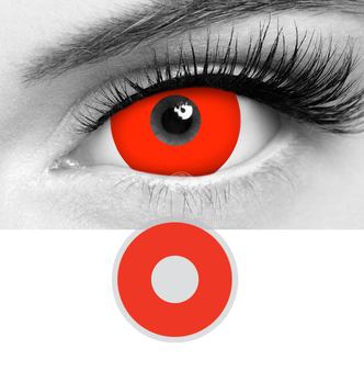 Rosee colored contact lense red series costume eye Vampire Red