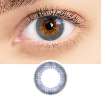 Blue colored contact lenses, cosmetic lenses, costume lenses, party lenses, prom dress