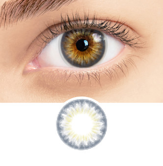 Gray colored contact lenses