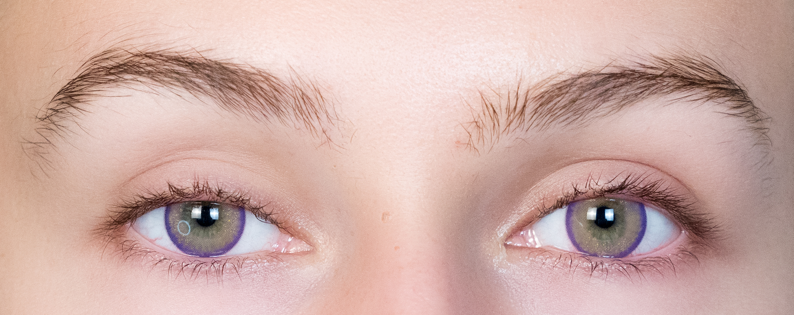 Rosee Mint - Classy eye colored contact Sunset Violet