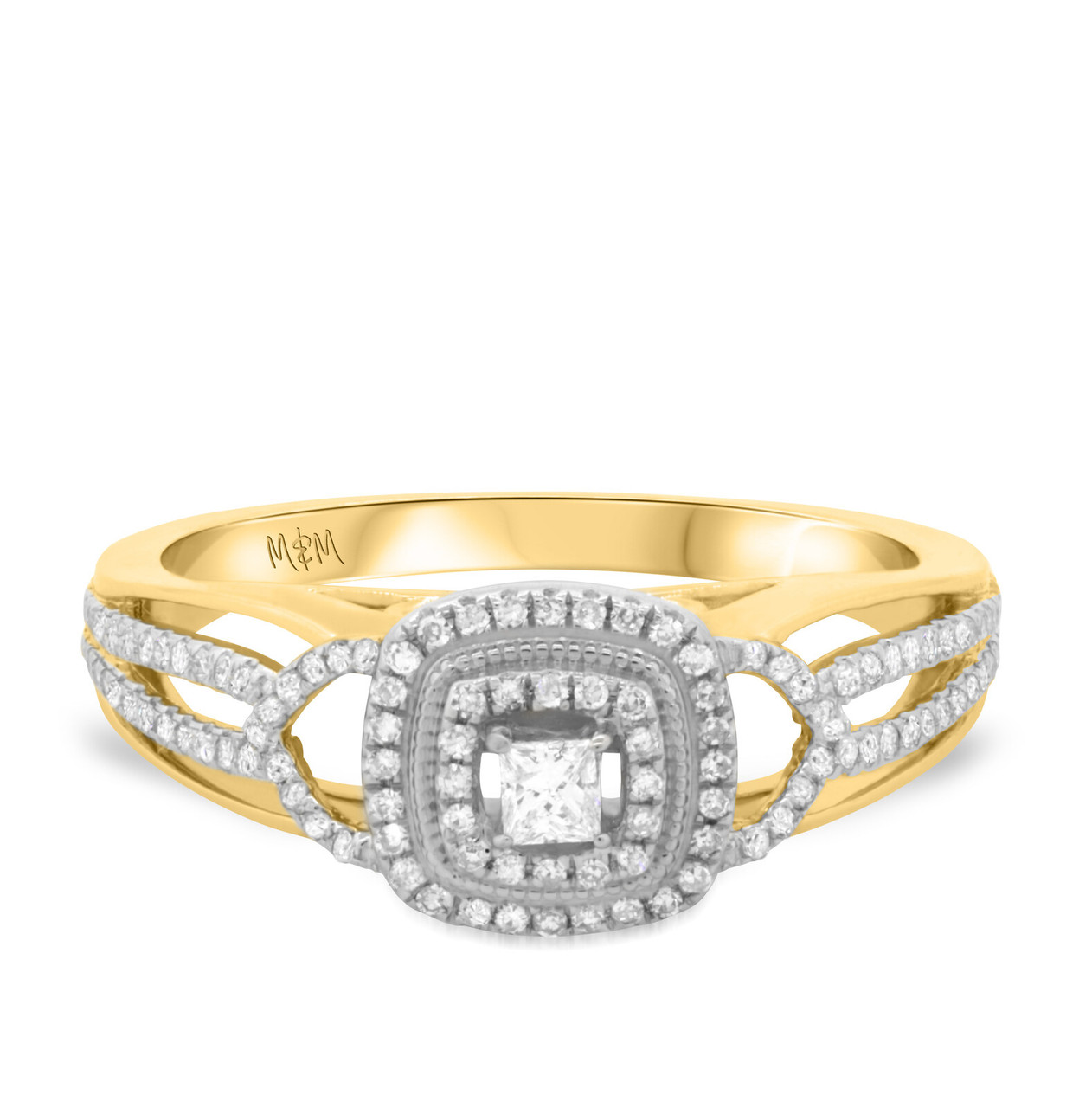 green emerald velvet dress Round-Cut Engagement Ring in 18K Gold with Diamonds