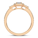 Photo of Sapphira 1 3/4 ct tw. Emerald Solitaire Engagement Ring 14K Rose Gold