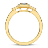 Photo of Sapphira 1 3/4 ct tw. Emerald Solitaire Engagement Ring 14K Yellow Gold Photo of Sapphira 1 3/4 ct tw. Emerald Solitaire Engagement Ring 14K Yellow Gold