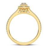 Photo of Anissa 3/4 ct tw. Pear Solitaire Engagement Ring 14K Yellow Gold