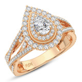 Photo of Acadia 1 1/2 ct tw. Pear Solitaire Engagement Ring 14K Rose Gold