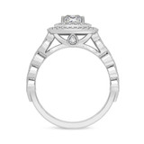 Photo of Zenevieva 1 3/4 ct tw. Princess Solitaire Engagement Ring 14K White Gold [BT5023WE-H090]