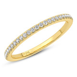 Photo of Kiyari 2 ct tw. Emerald Solitaire Bridal Set 14K Yellow Gold [BT5021YL]