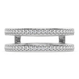 Photo of Azalea 2 ct tw. Emerald Solitaire Bridal Set Platinum