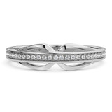 Photo of Ronan 3/8 ct tw. Round Cluster Bridal Set 14K White Gold [BT5037WL]