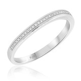 Photo of Ida 1/3 cttw Princess Cut Bridal Set 10K White Gold [BT204WL]