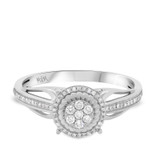 Photo of Eames 3/8 cttw Round Cut Bridal Set 14K White Gold [BT209WE-C000]