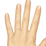 Photo of Evan 1/2 cttw Fancy Cut Bridal Set 14K Rose Gold [BT435RL]