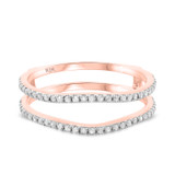 Photo of Violet 3/8 cttw Ladies Band 14K Rose Gold [BT474RL]