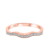 Photo of Opheila 1/10 cttw Ladies Band 10K Rose Gold [BT475RL]