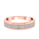Photo of Opheila 1/3 cttw Mens Band 10K Rose Gold [BT475RM]