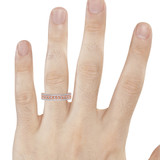 Photo of Sadie 3/4 cttw Mens Band 14K Rose Gold [BT477RM]