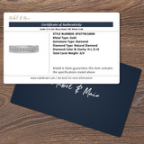 Sadie 3/4 cttw Mens Band 10K White Gold