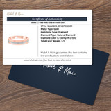 Amelia 1/7 cttw Mens Band 10K Rose Gold
